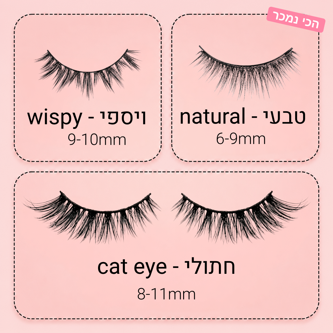 מארז הריסים המגנטיים של LORIA